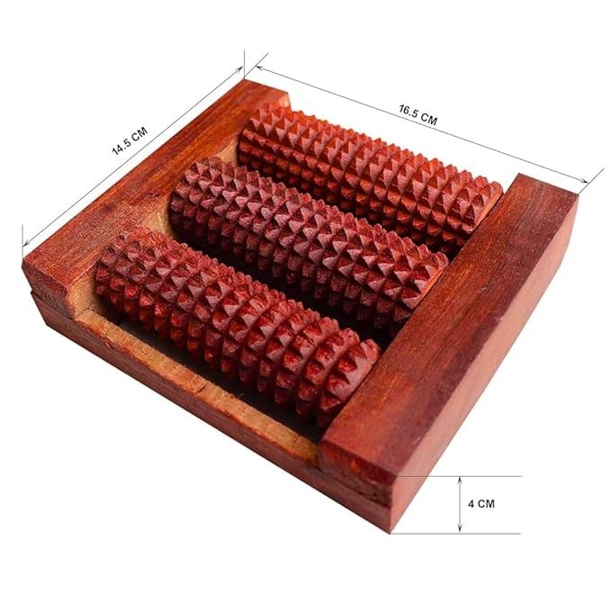 Wooden Foot HandleJimmy KarelaBall TherapyNeck Massager, Multi-PuManual Set of 6