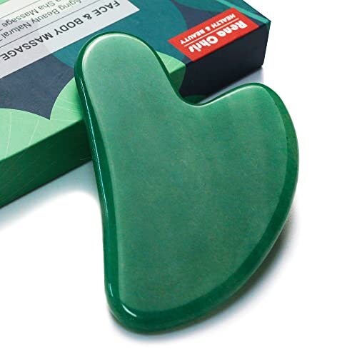 Gua Sha Facial Tools, Natural Rose Quartz Jade Stone Gua Sha Scraping Massage