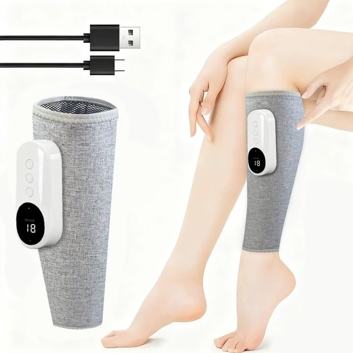 Calf & Leg Massager for Circulation, 3 Modes/Intensities, Heat Function, Portabl