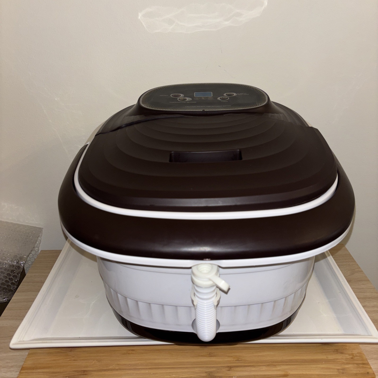 ACEVIVI Foot Spa Bath Motorized Massager with Heat, Frequency Conversion