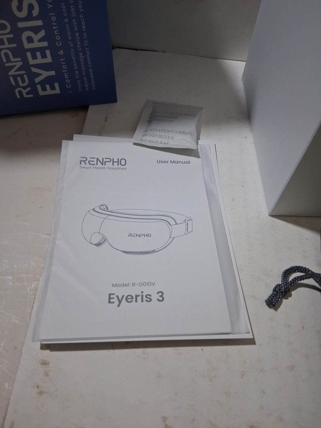 Renpho Eyeris 3 Electric Eye Massager Sealed Comfort Box & Dust Bag Excellent