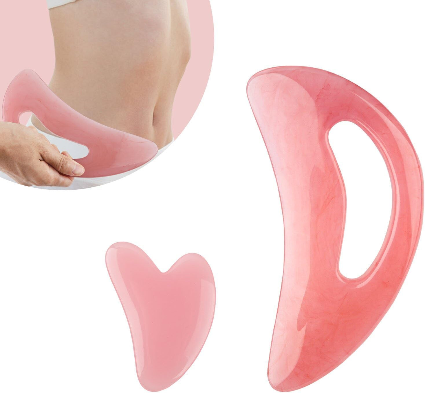 Body Gua Sha Tool Cellulite Guasha Tool for Body Large Body Massage Tools (Na…
