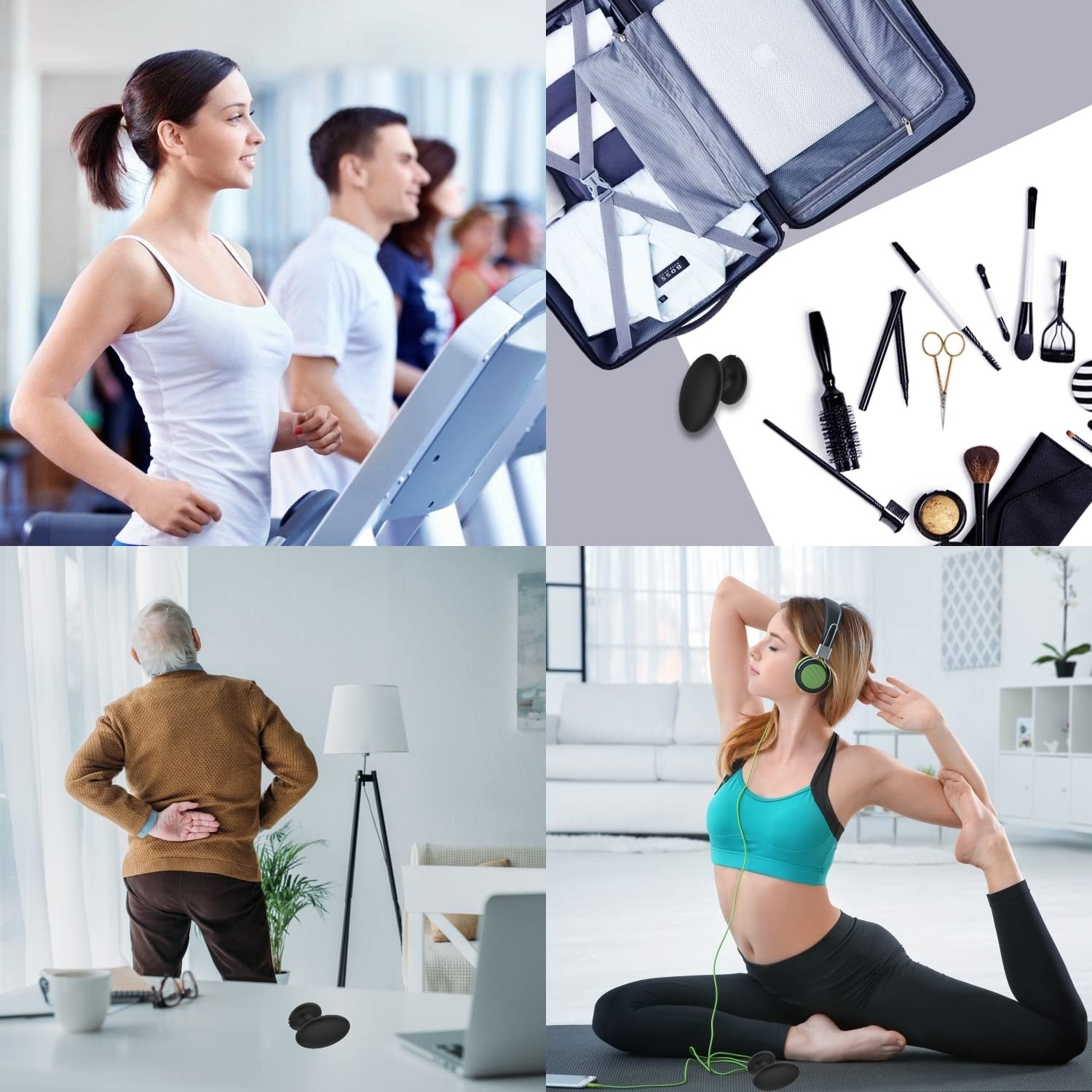 Cordless Portable Handheld Electric Back Massager 10 Modes 5 Speeds USB