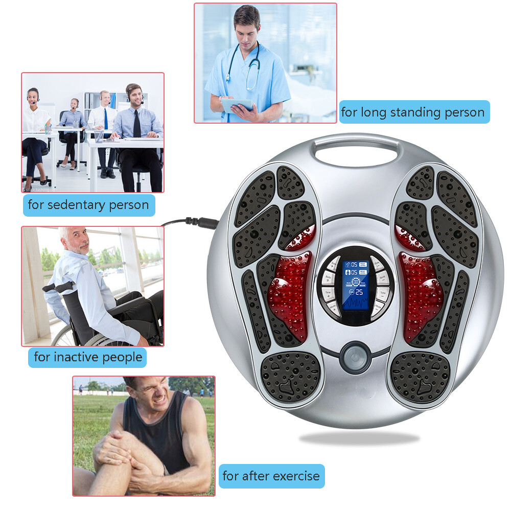 TENS EMS Foot Pain Relieve Circulation Massage Machine Booster for Leg Problem