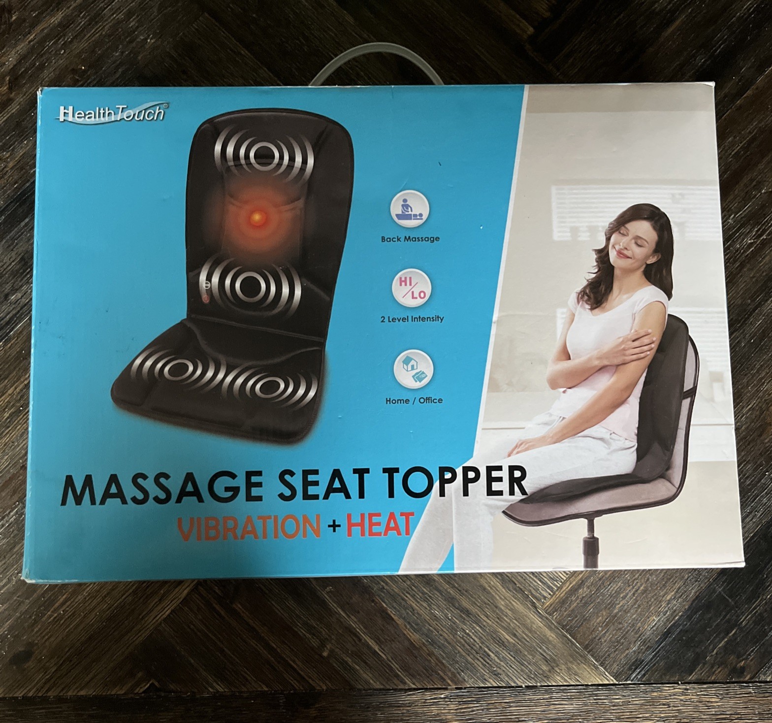 Health Touch Back Massager with Soothing Heat and Vibration