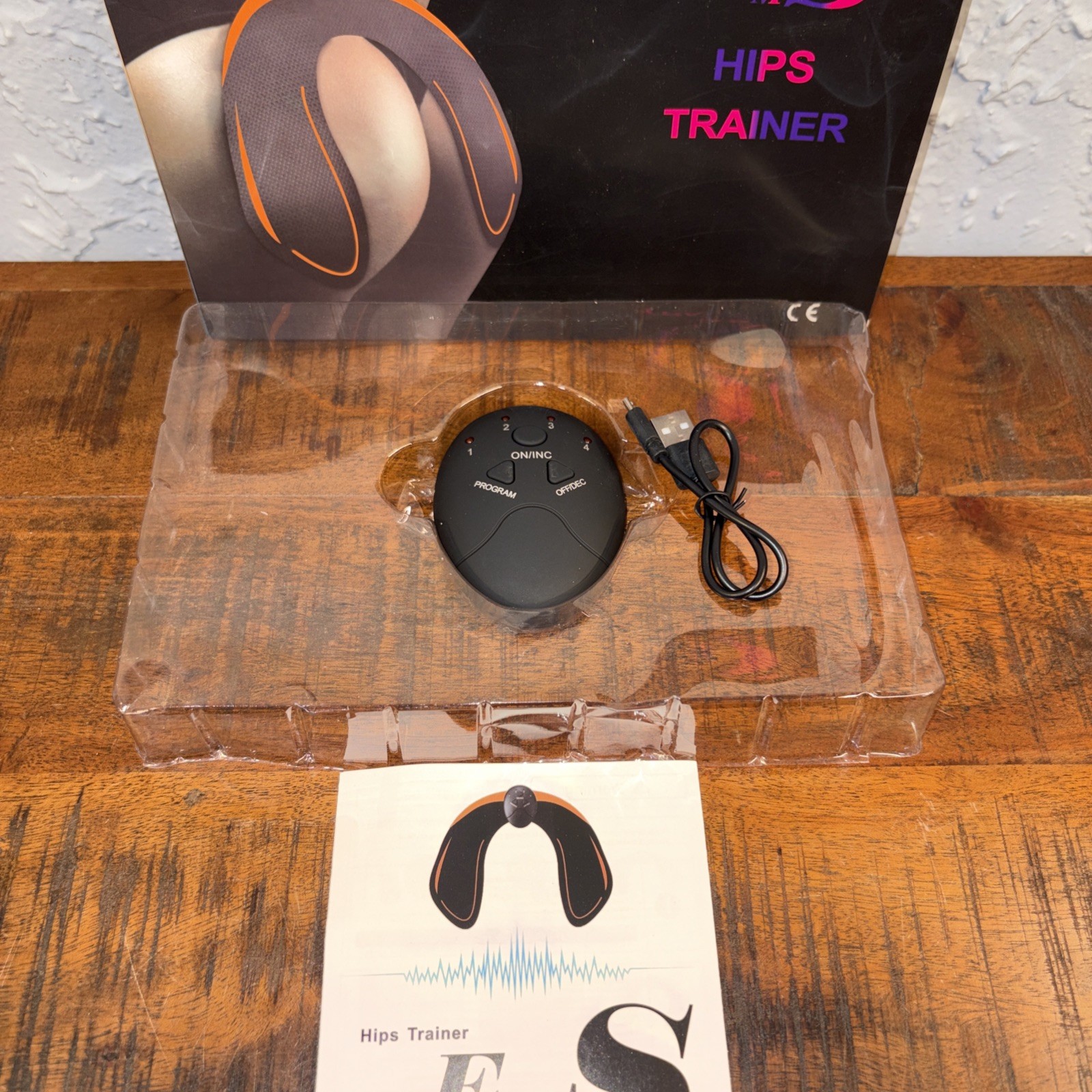 EMS Hips Trainer Glute Stimulation Muscle Toner Open Box Brand New Untested