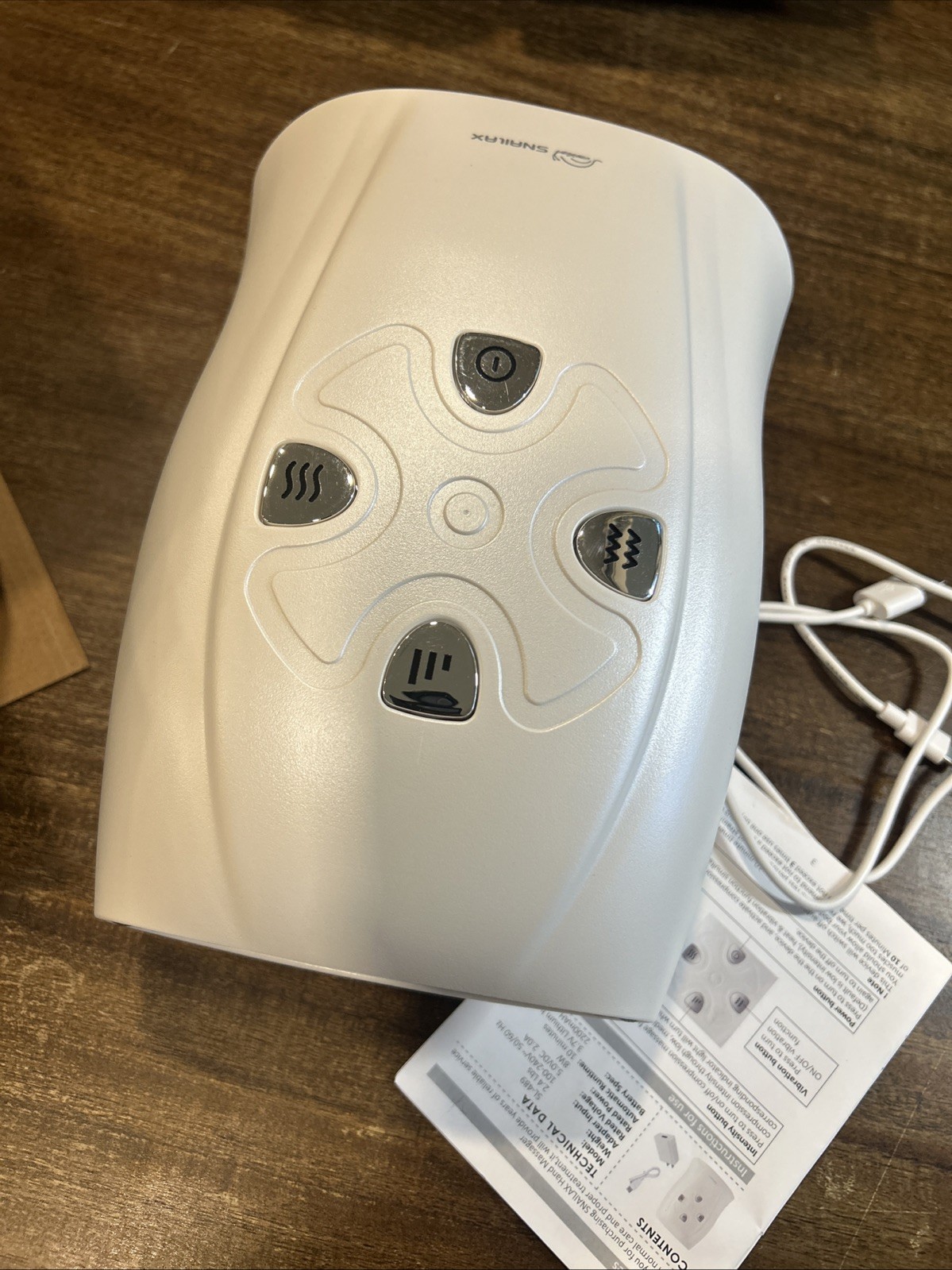 Snailax Shiatsu Back Massager with Heat SL-489