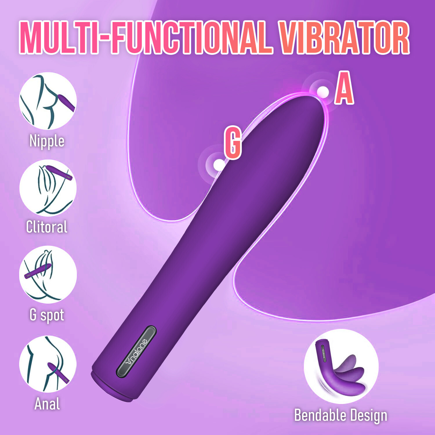 MultiSpeed Wireless Bullet Vibrating Massager Wand Bullet for Women Pleasures US