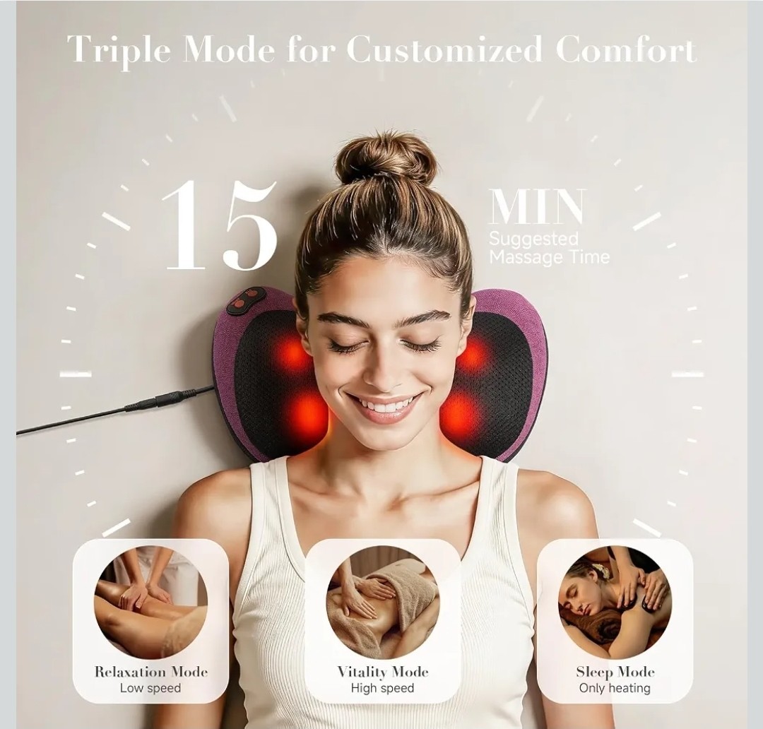 Papillon 3D shiatsu massager pillow