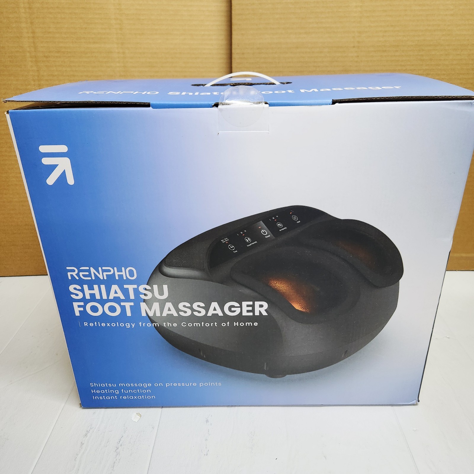 RENPHO Shiatsu Full Foot Massager Machine, 2026 Upgraded Foot Massager with Heat