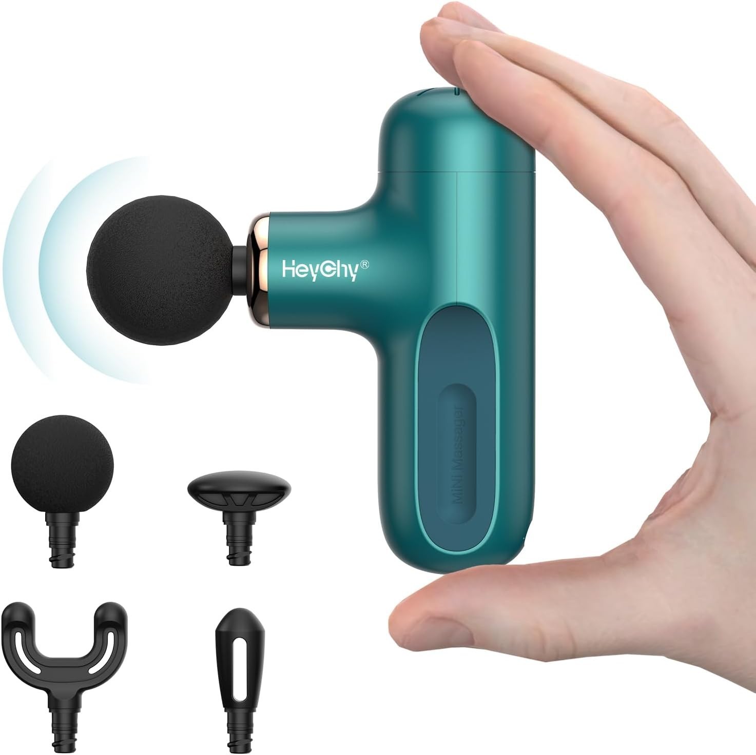 Ergonomic T-Shaped Mini Massage Gun | USB Rechargeable & 5-Hour Battery Life