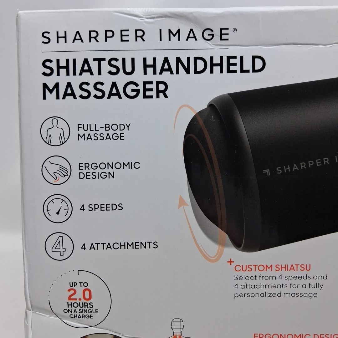 Sharper Image 12762 Orbital Full Body Massager 4 Speeds Open Box