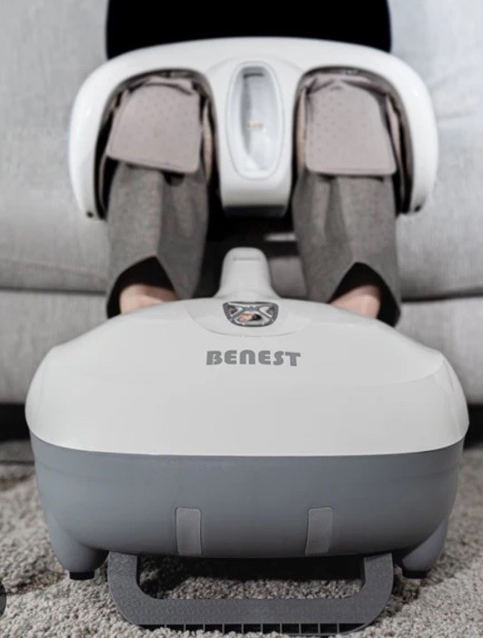 BENEST BF-600 Detachable Knee & Legs Foot massager w/ AC power adapter pre-owned