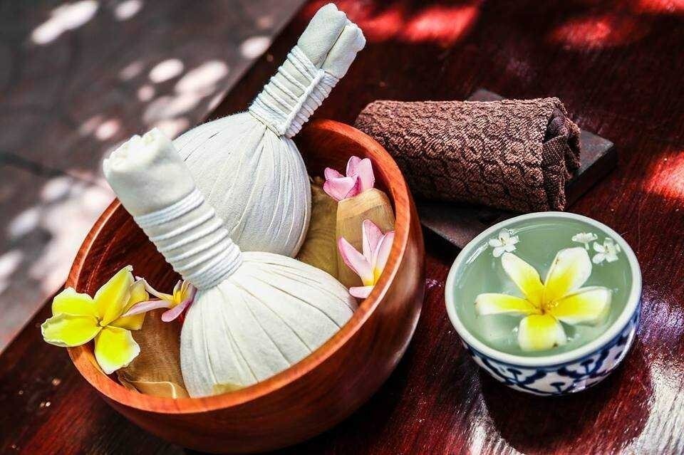 Thai Herbal Massage, Compress Ball 100% Natural,compress the body 200 gram