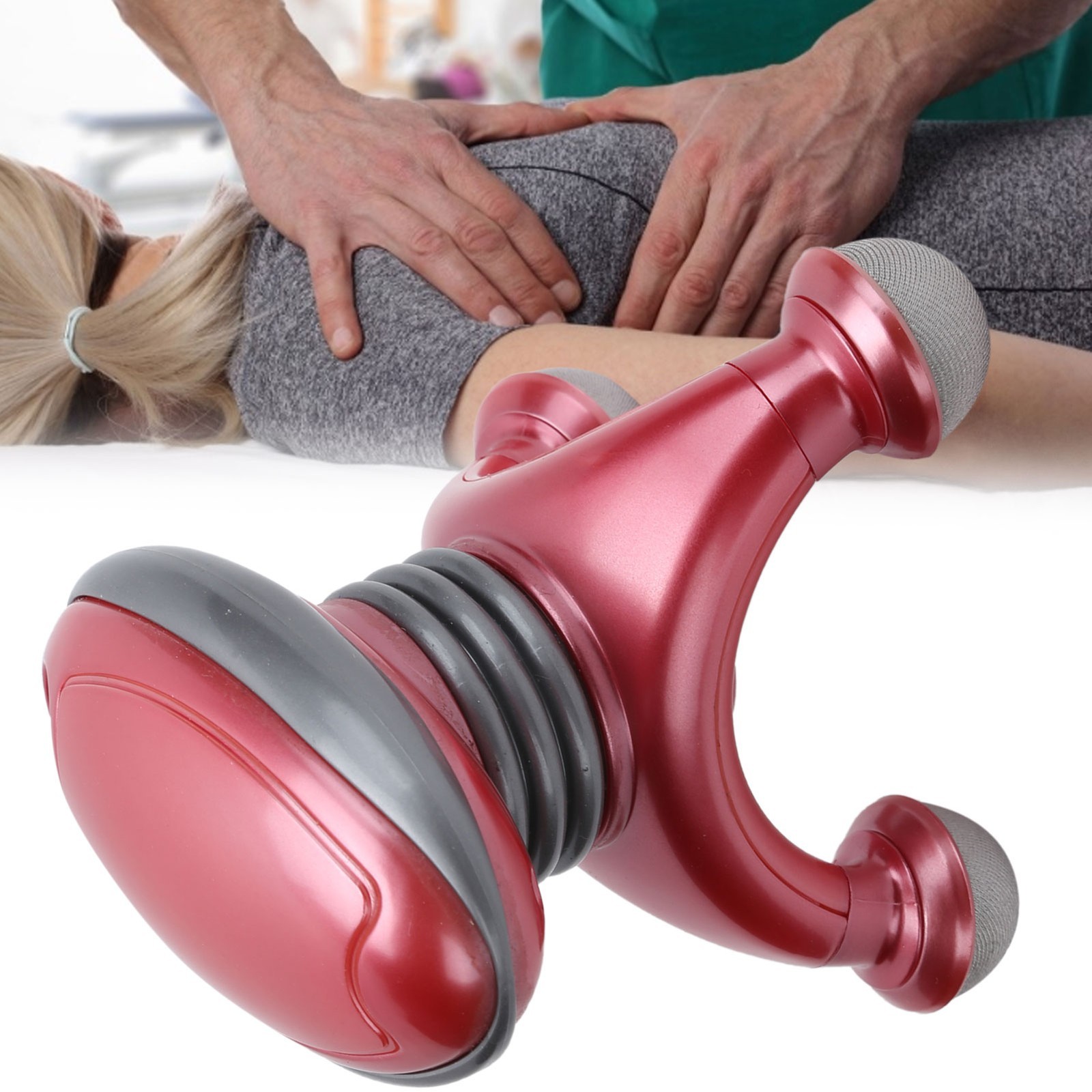 Electric Handled Massager Relaxation Portable Battery Powered Whole Body WT