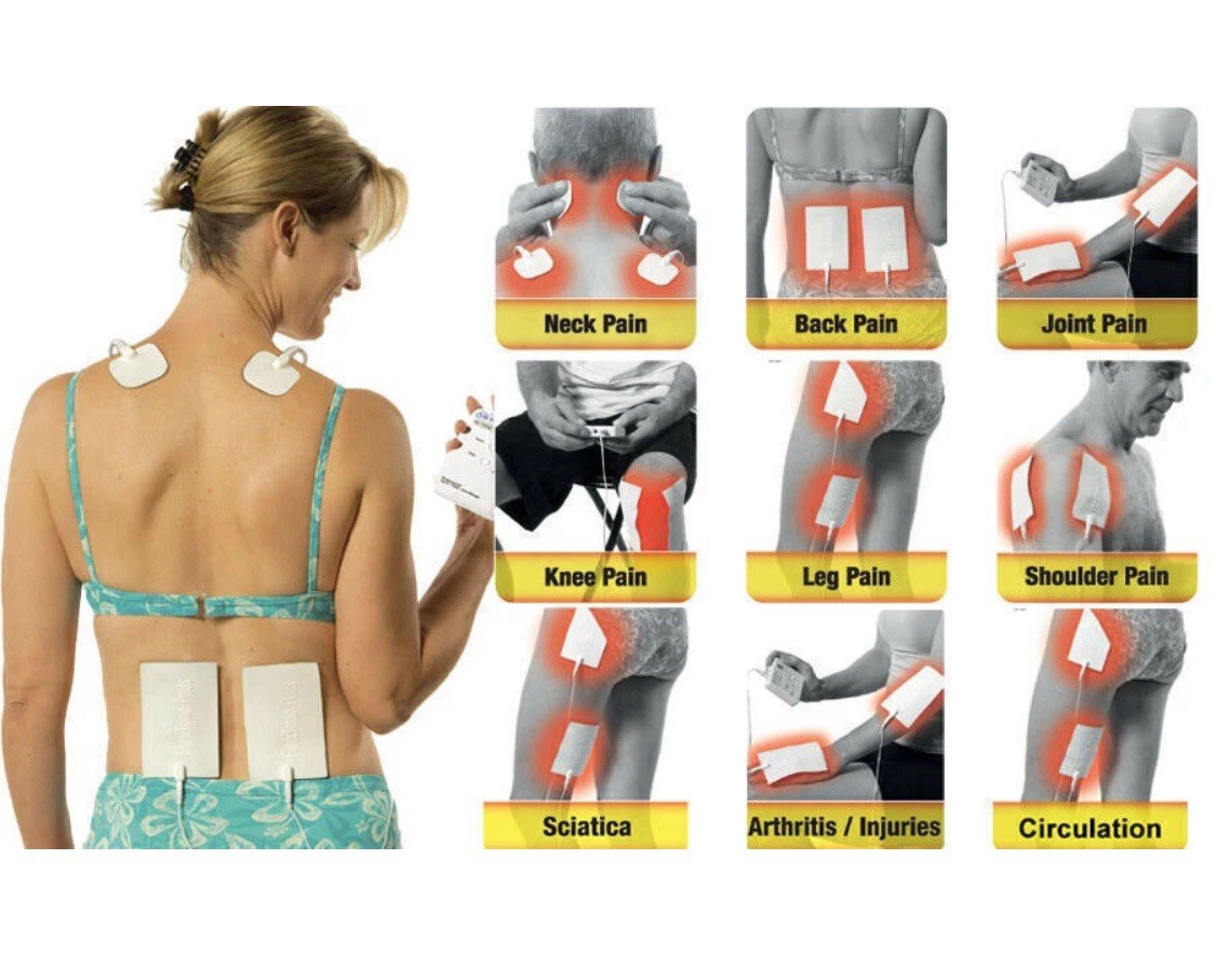 DR-HO’S Pain Therapy System 4-Pad Device Pain Relief Massager with/no Color Box