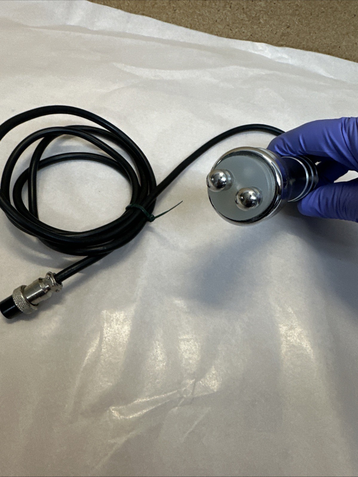 2 Polar BIO Electricity Head (4 Pin) for Ultrasonic 40k Cavitation RF Gray