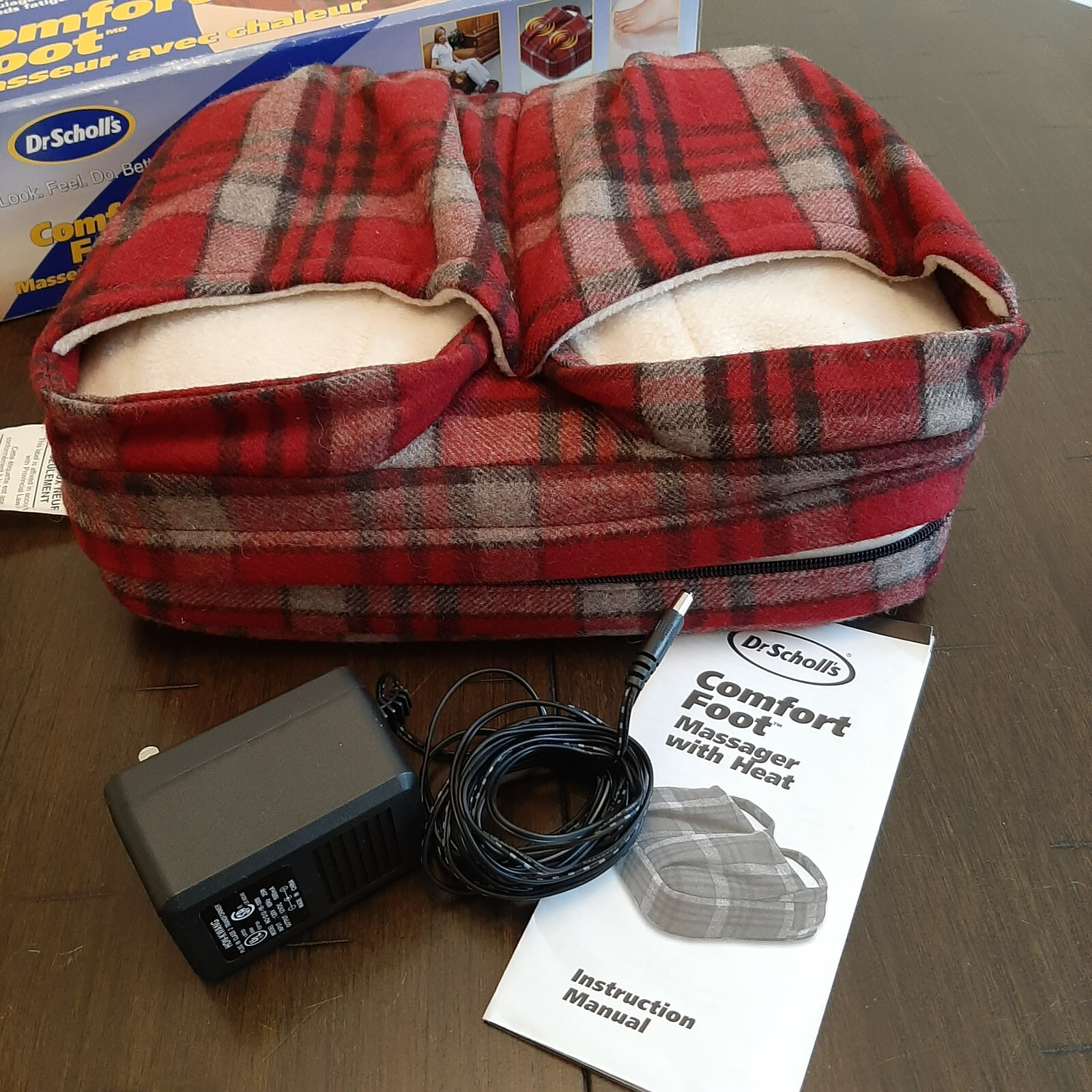 Dr. Scholl’s Comfort Foot Massager with Heat. Memory Fit Series. New open box.