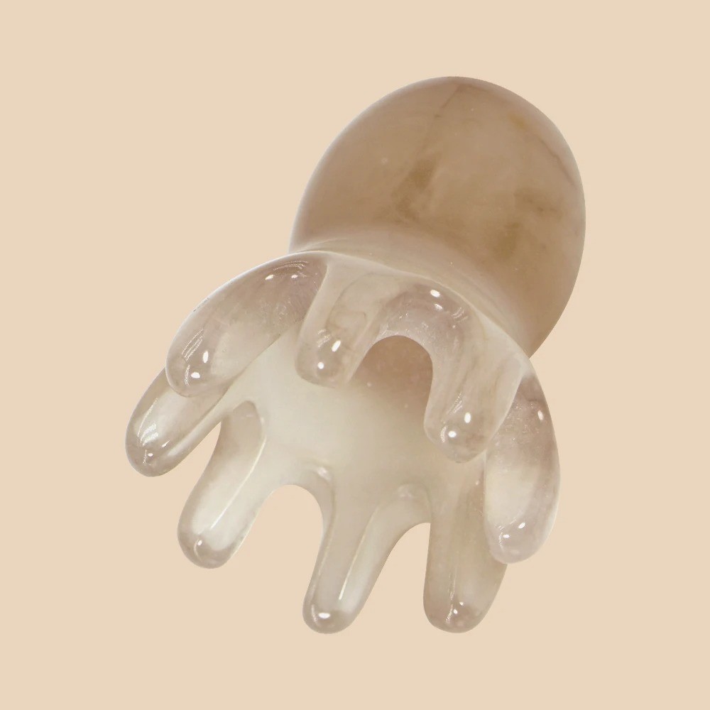 1 Pc Cute Octopus Resin Scalp Massage Comb Korean Hair Care Stress Relief Tool