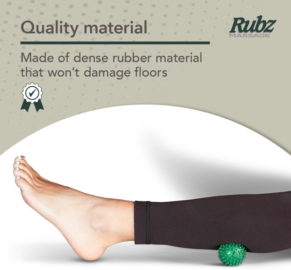 Acupressure Massage Ball for Feet and Hands – Green Relief for Plantar Fasciitis