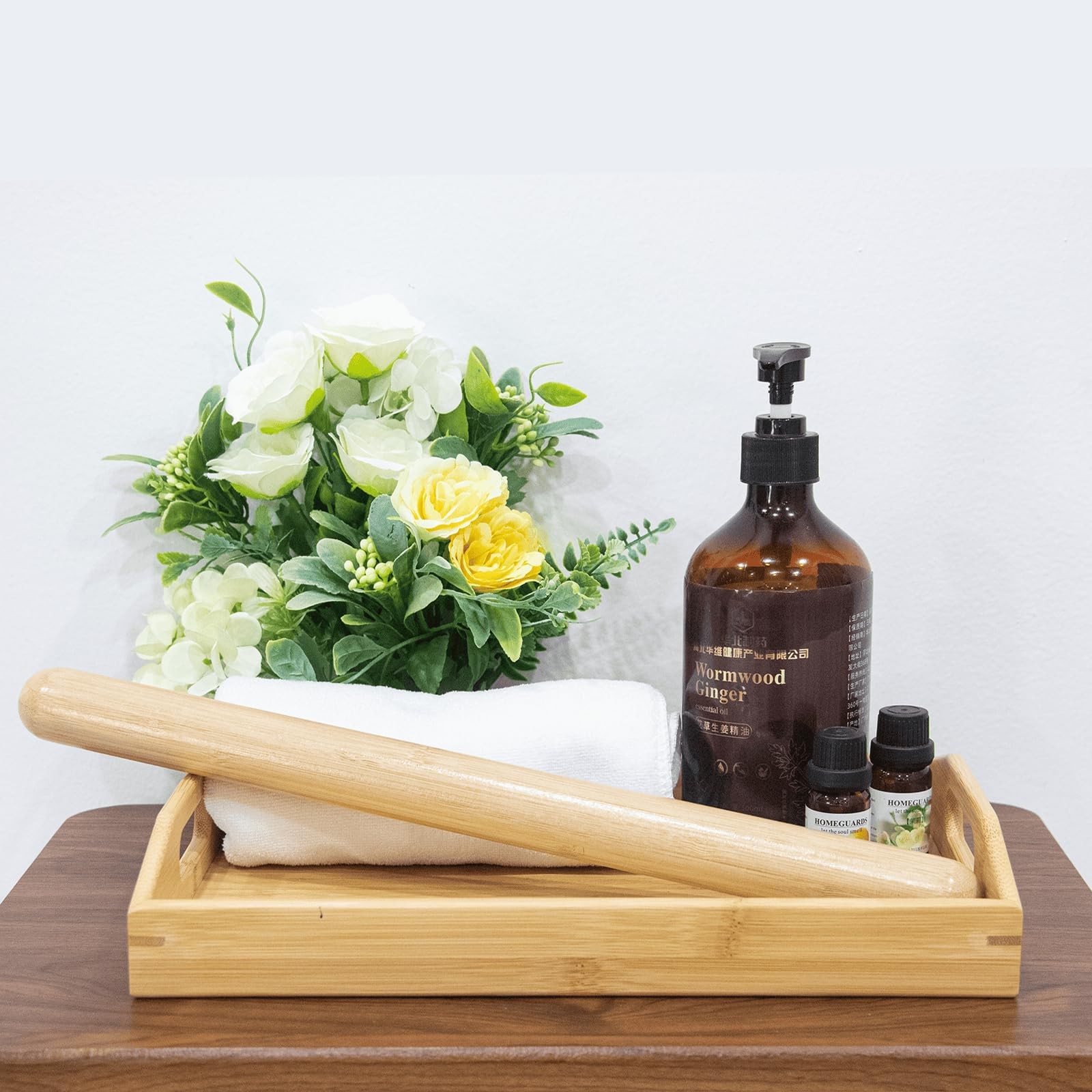 Bamboo Massage Stick – Body Shaping Roller, Guasha Massage Tool for Relaxing …