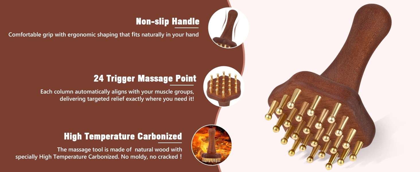 Wood Therapy Cellulite Massager Lymphatic Drainage Tool Body Sculpting