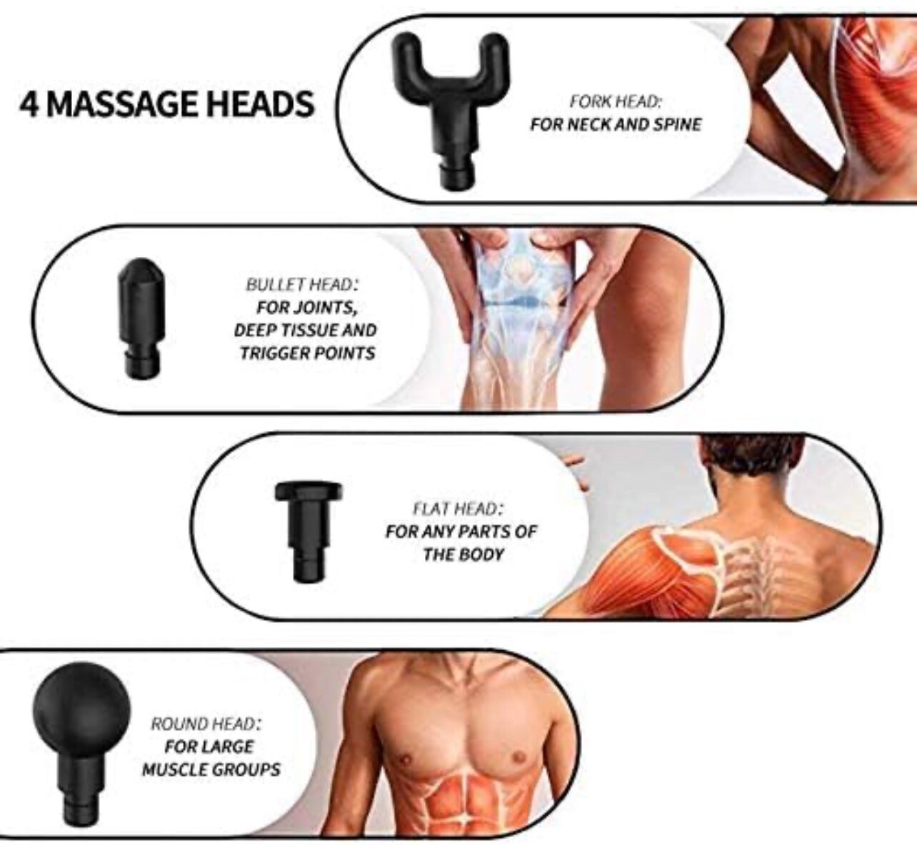 Fasciae Gun HG-320 6 Level Variable Muscle Massage
