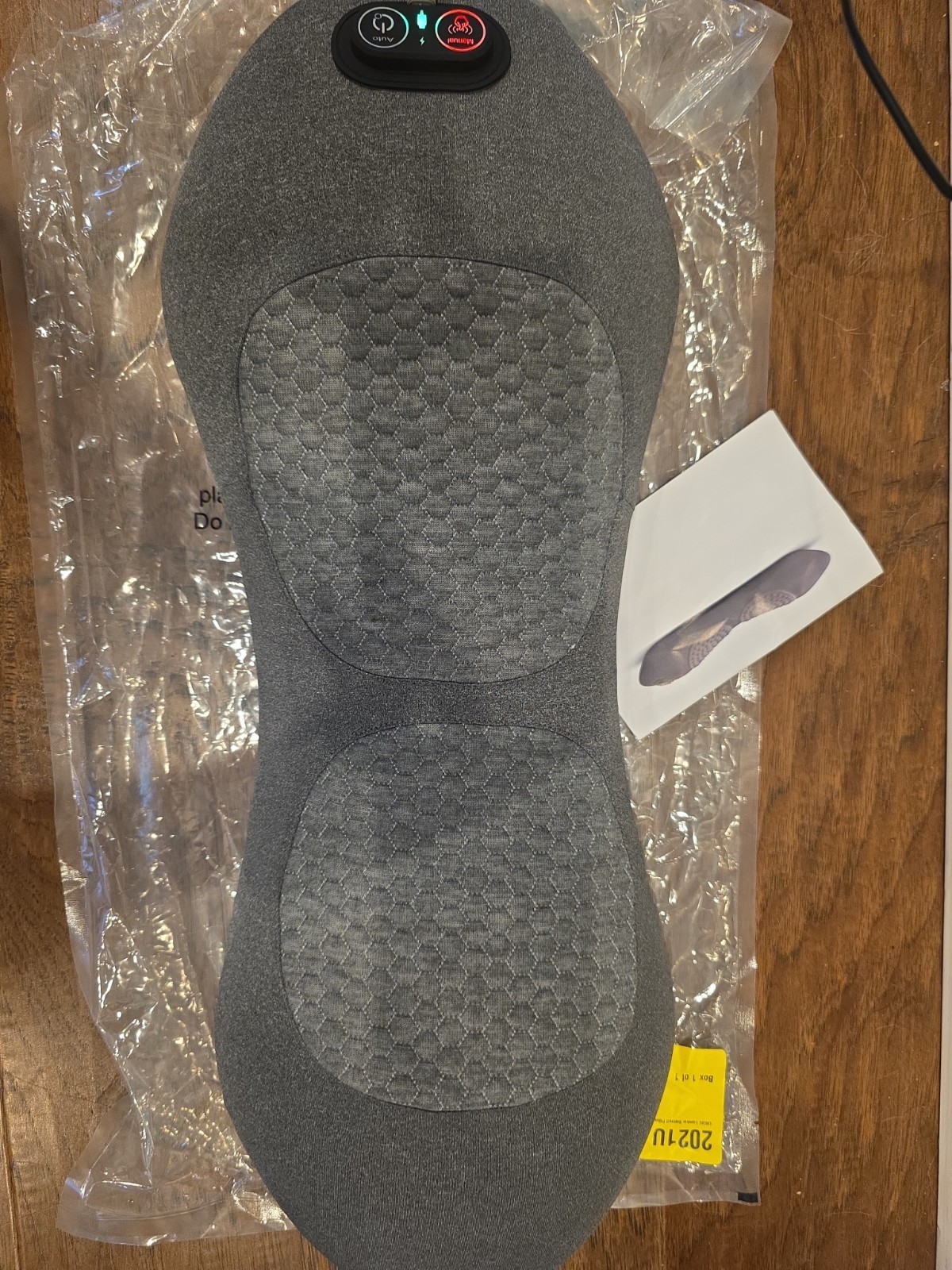 Usuie 3-in-1 Rechargeable Electric Lumbar Support Pillow with Heat & Massage