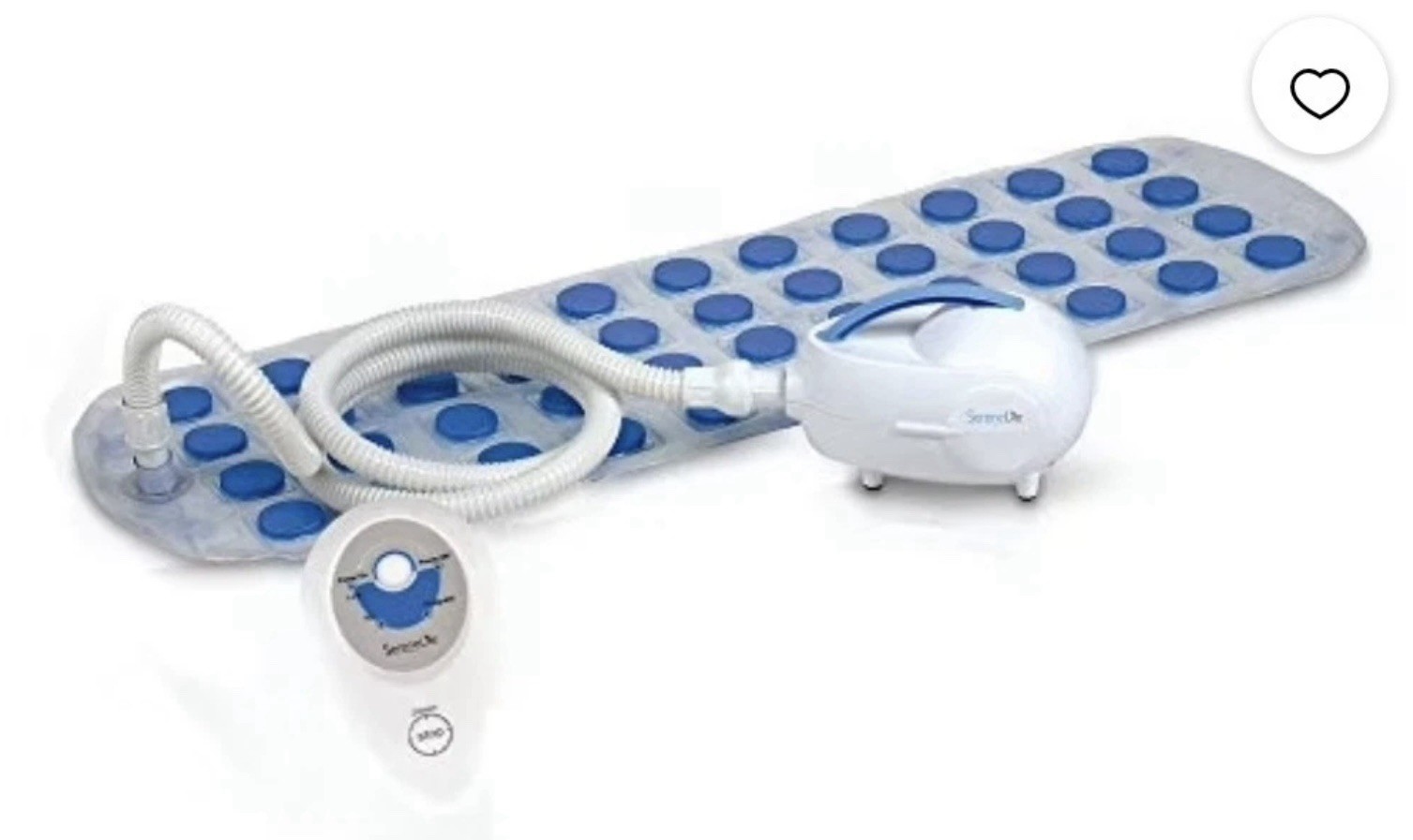 SereneLife Bubble Bath Mat Body Spa Massage Portable Waterproof PHSPAMT22 Sealed
