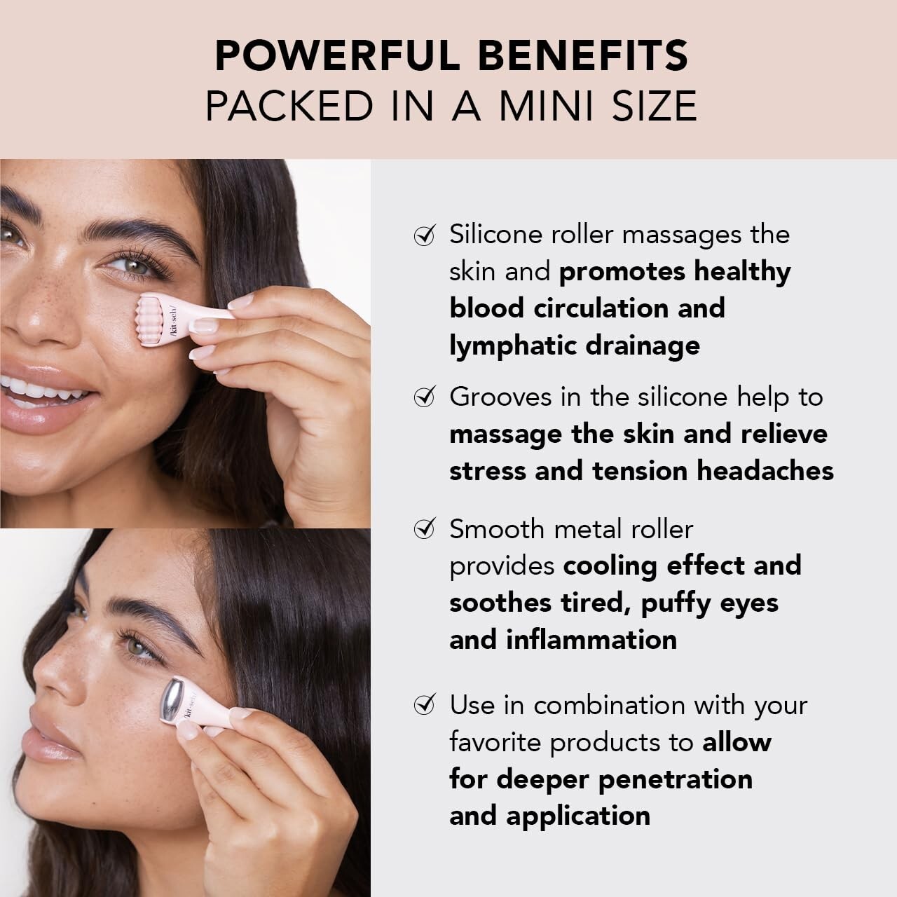 Mini Face Roller & Ice Roller Set – Soothing Facial Massage for Youthful Skin