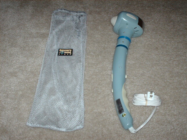 Discovery Channel Store Handheld Deluxe Massager MV-91 Mesh Carrying Case