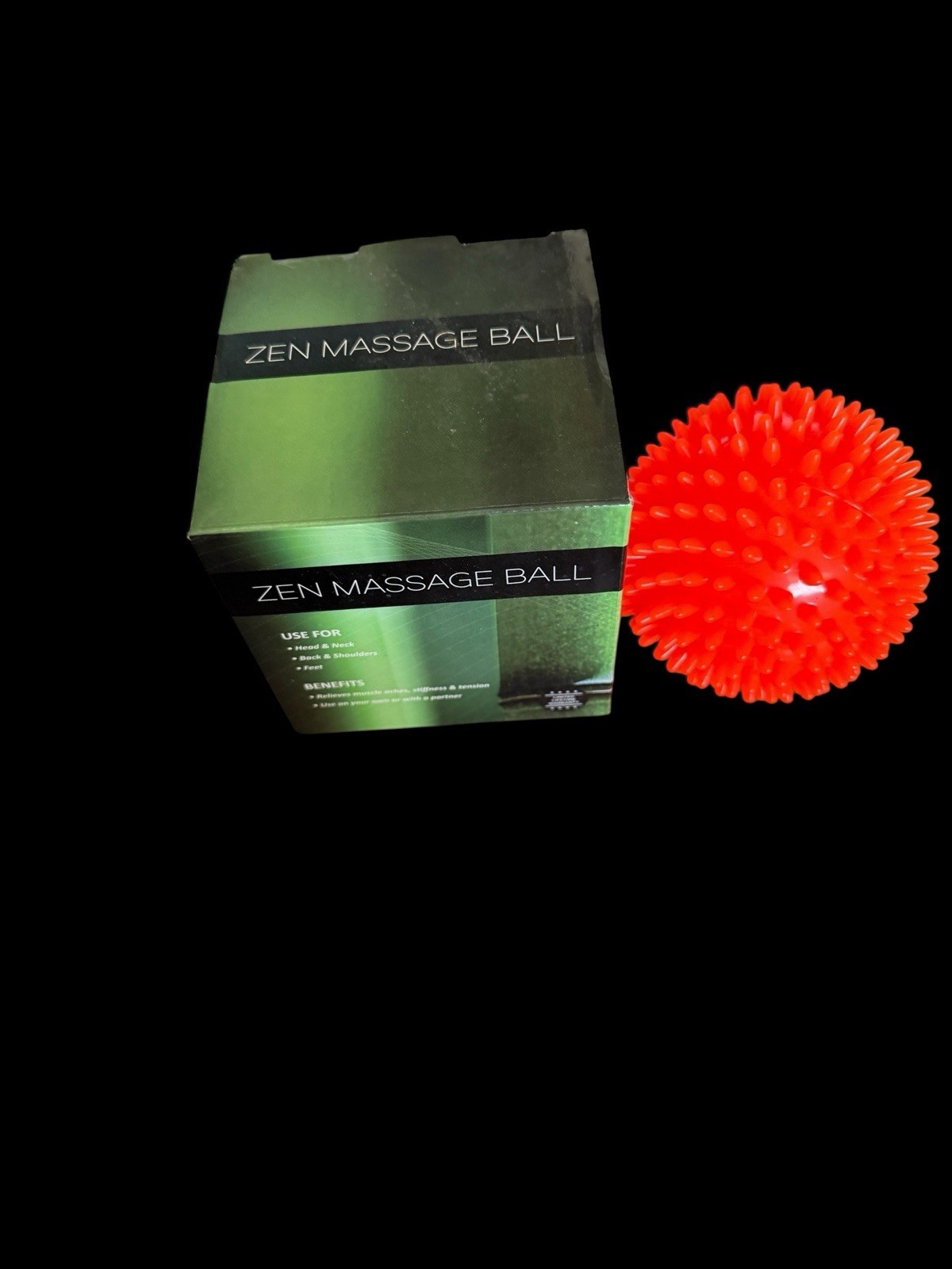 Zen Massage Ball by Innovage For Head Neck Feet Back & Shoulders