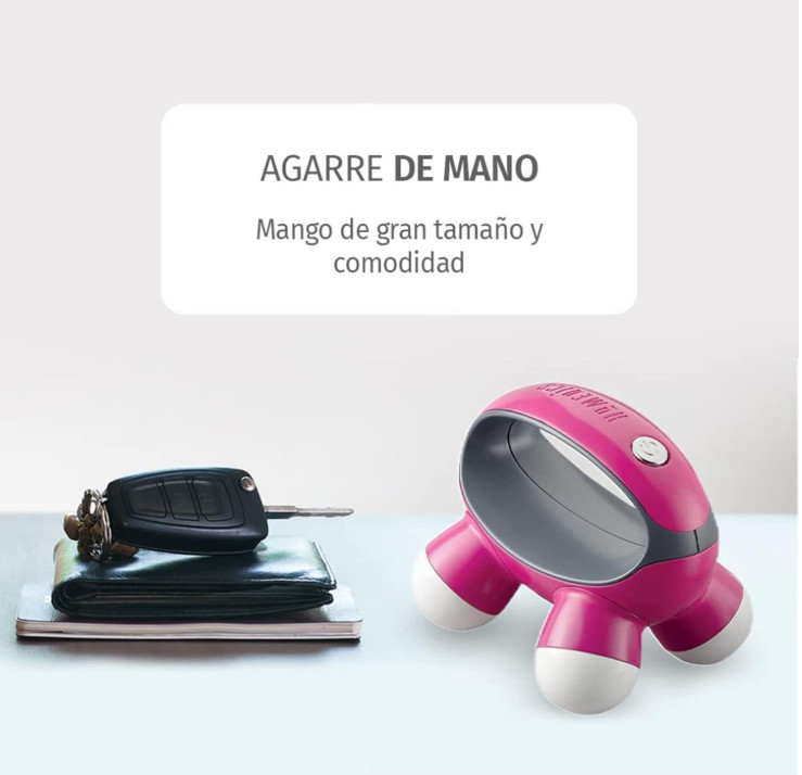 Homedics, Quatro Mini Hand-Held Massager with Hand Grip, Battery Operated…