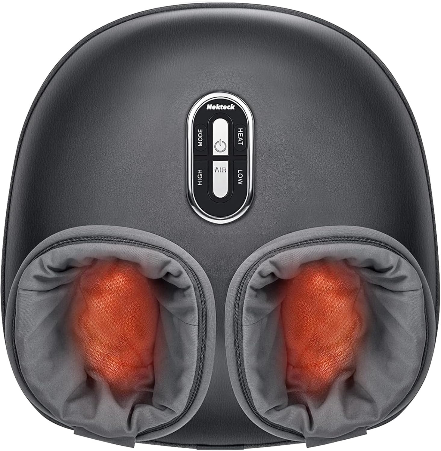 Nekteck Shiatsu Foot Massager with Heat [2026 Upgraded], 3 Modes Deep Kneading T