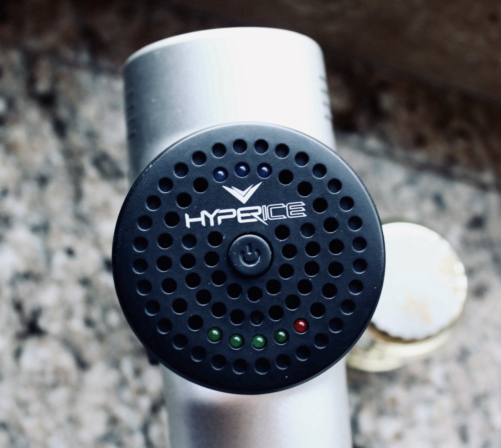 Hyperice Hypervolt Percussion Massage Device – Silver (Bundle)