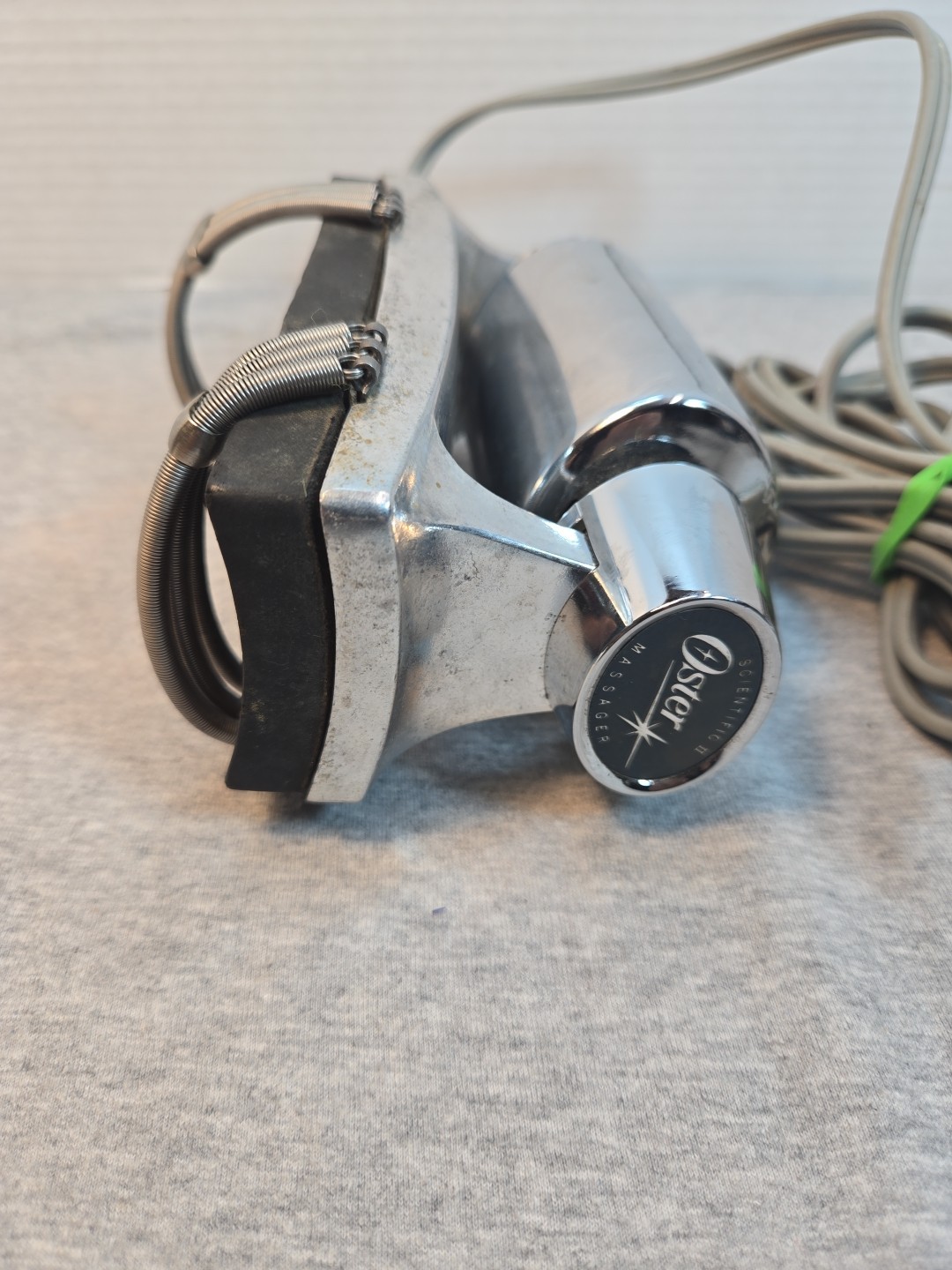 Vintage OSTER SCIENTIFIC II MASSAGER: Chrome, 2 Speed, No. 136-01A, Tested/Works