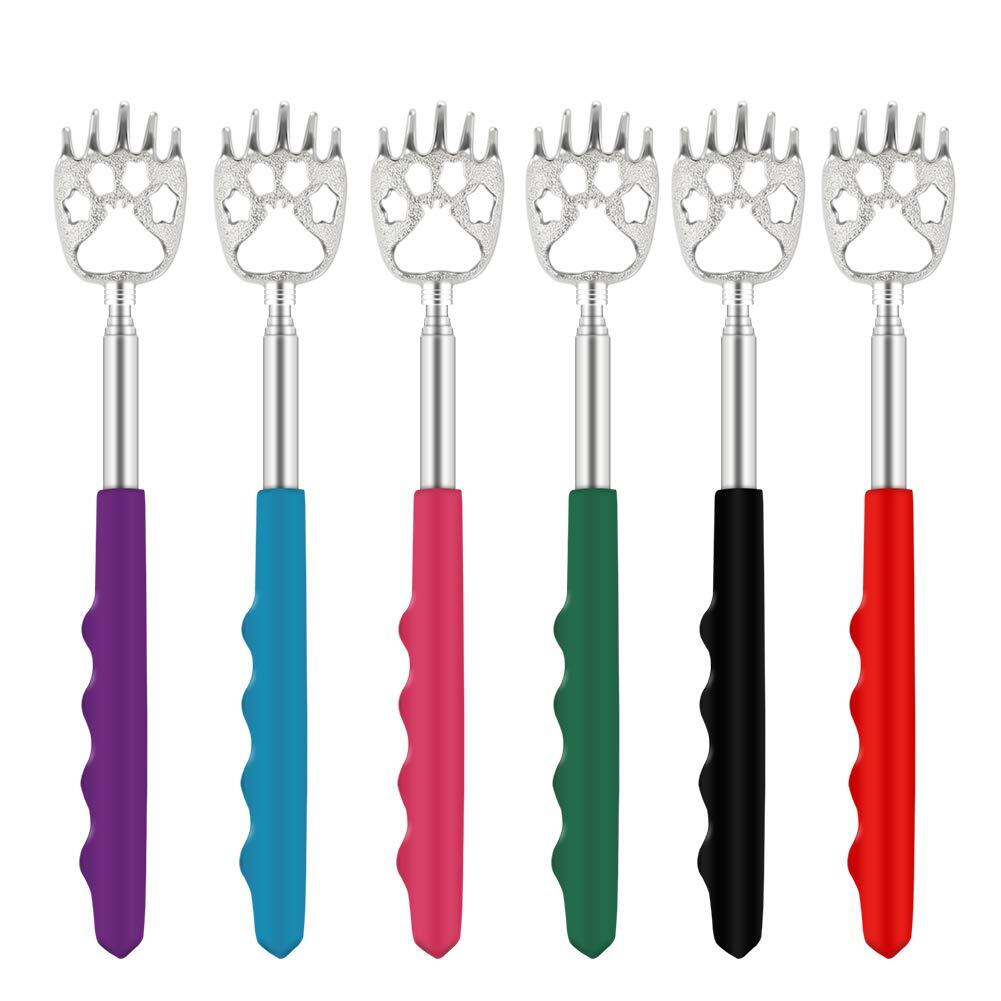 6 Pack Telescoping Back Scratcher – Bear Claw Back Scratchers – Portable Exte…