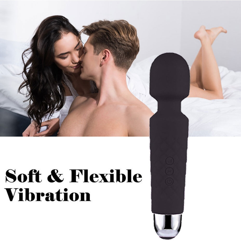 Mini Multi-Speed Magic Massager Wand Massage Powerful Full Body USB Rechargeable