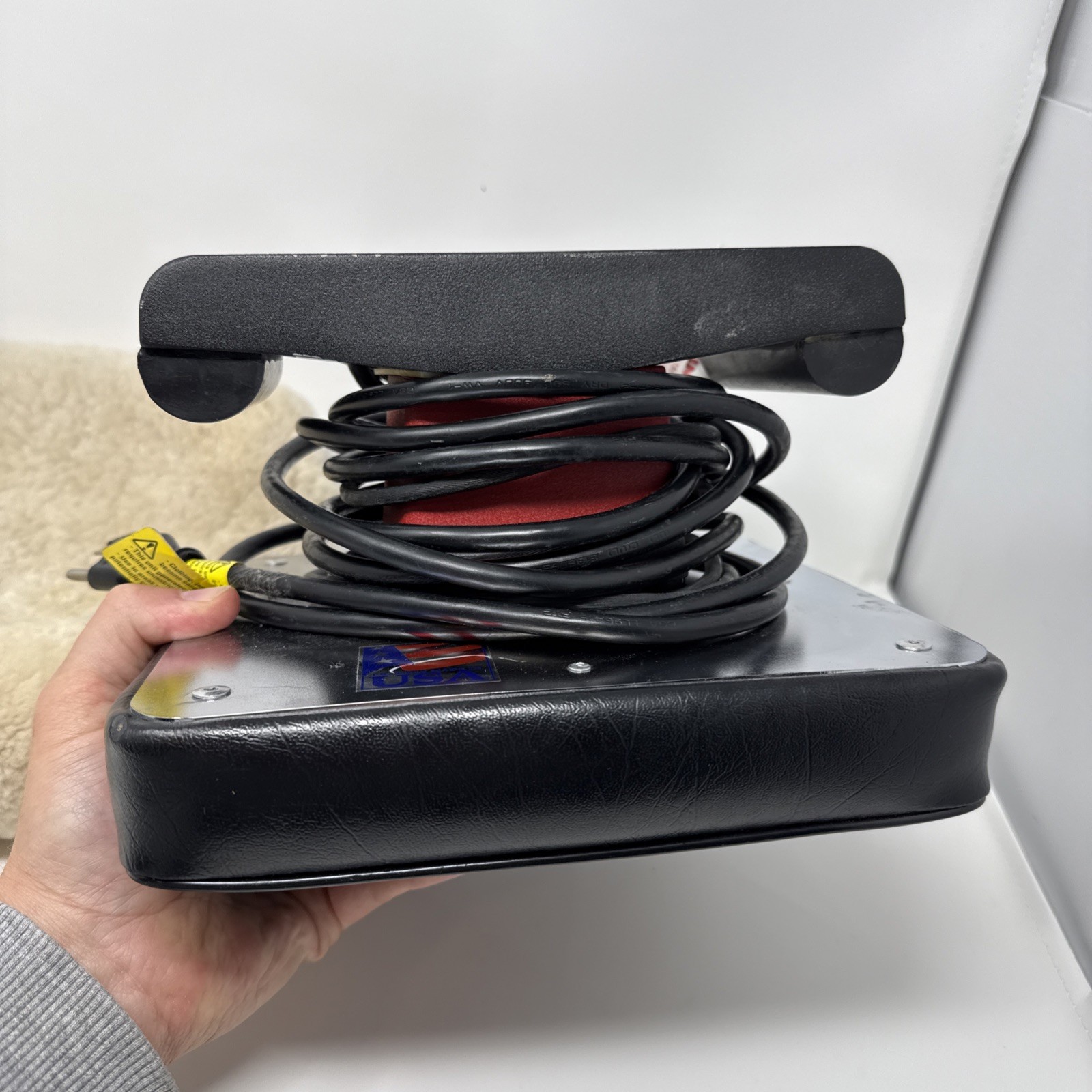 Jeanie Rub 3404-0 Foot & Leg Massager 2 Modes w/ Cloth Pad Large Pad Model