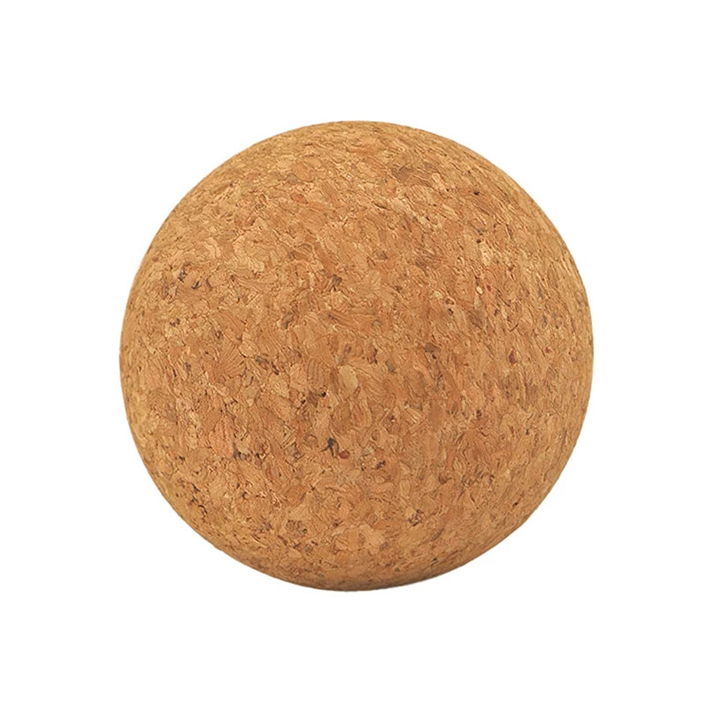 6cm Cork Massage Ball Back Foot Massager Yoga Ball Myofascial Ball Relax Muscles