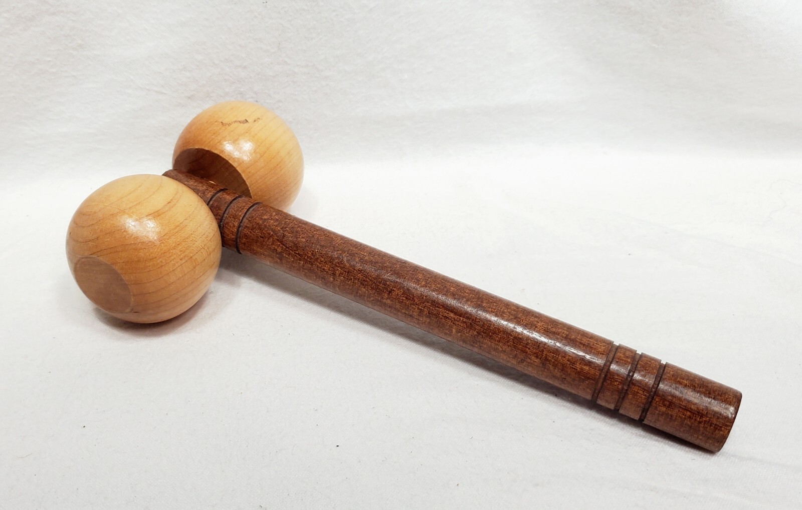 SOLID MAPLE WOOD BACK MASSAGER GAVEL ROLLER Handheld