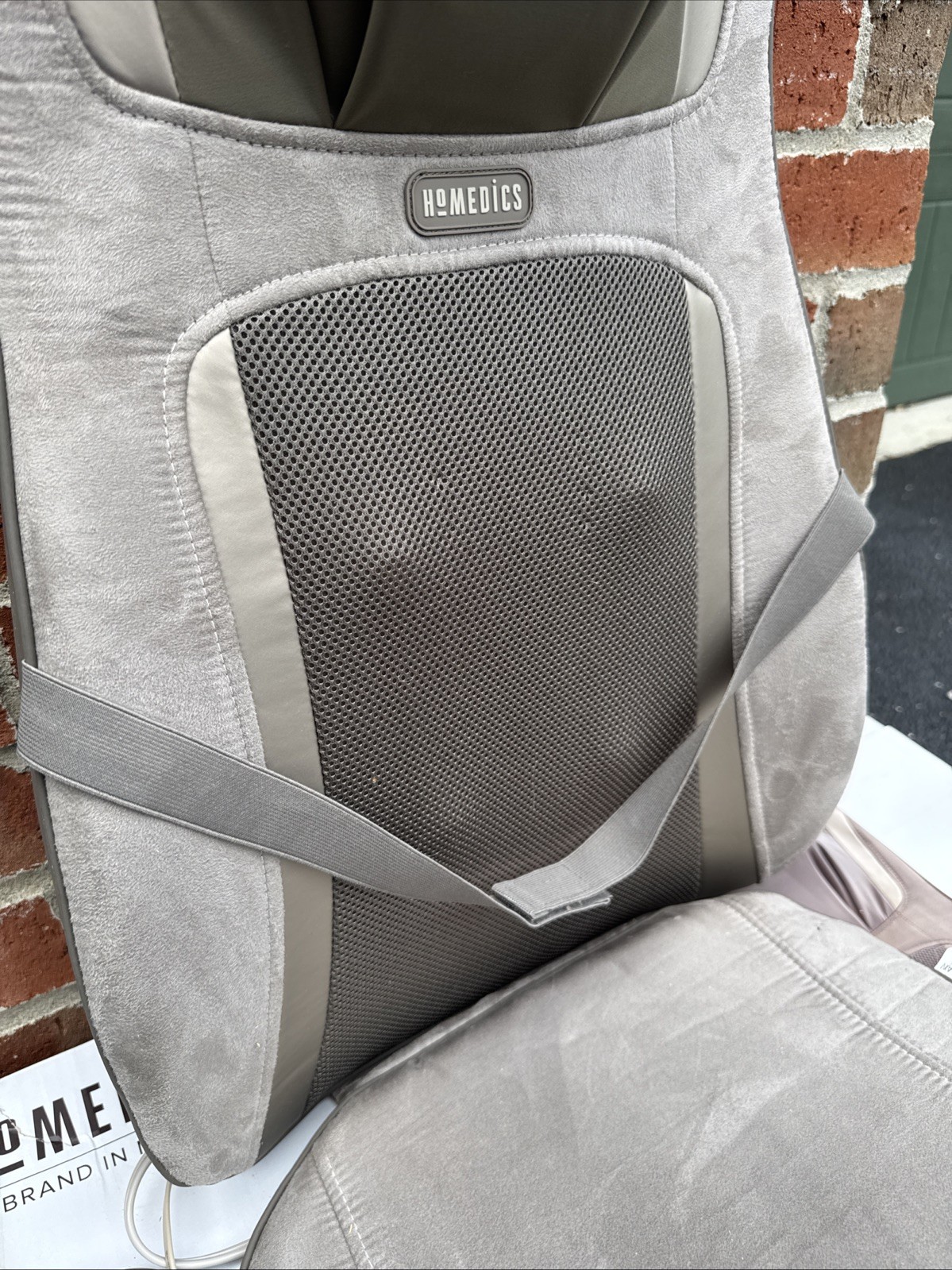 Homedics Elite Shiatsu Massage Coshion w/ Heat Massager MCS-840HA Tested Working