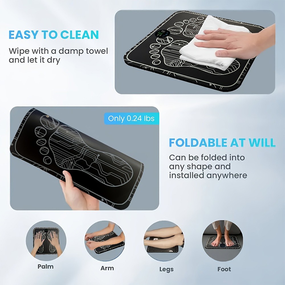 Foot Massage Pad Relaxation Mat for Muscle Relief Home Wellness Foot Care Tool