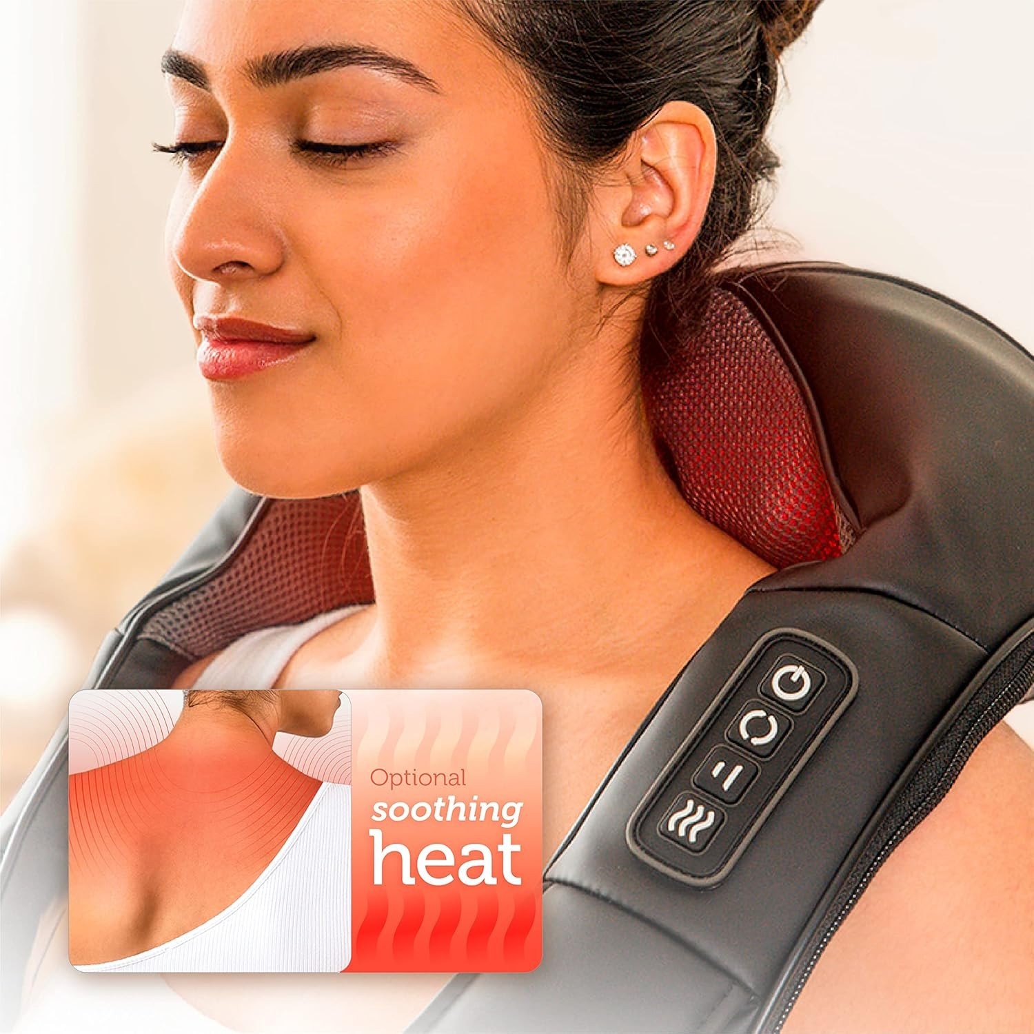 Electric Neck Massager with Multi-purpose Straps