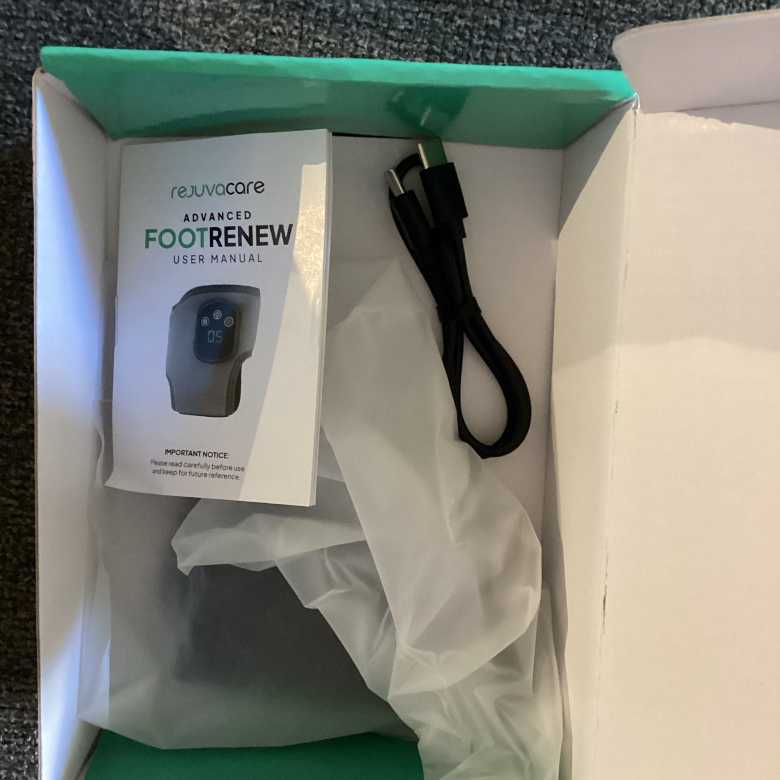 2 Rejuvacare Foot Renew 3-in-1 Nerve Relief Method +Ankle Massager Pair 2 count