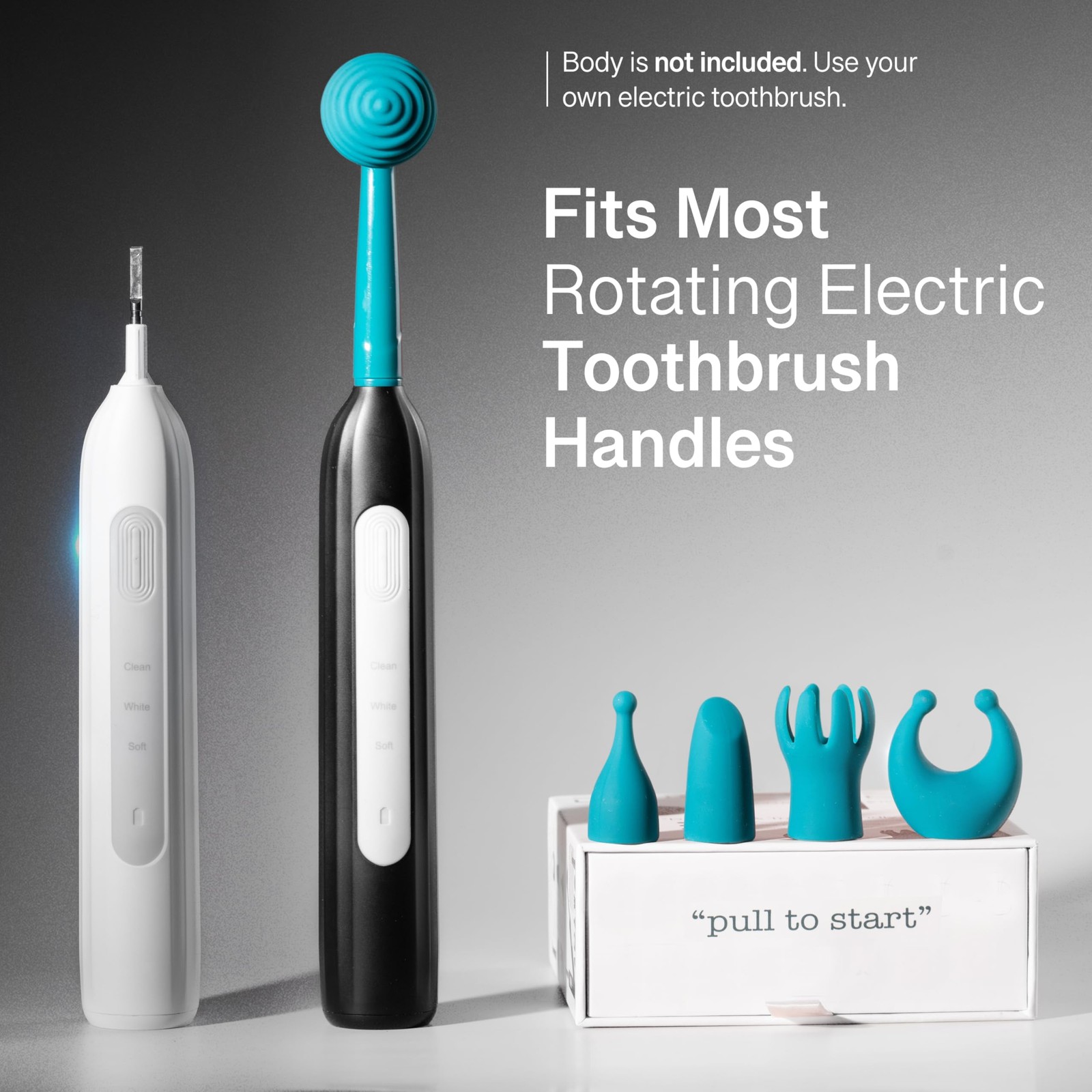 5-in-1 Silicone Massage Attachment Compatible with Rotating Electric Toothbru…