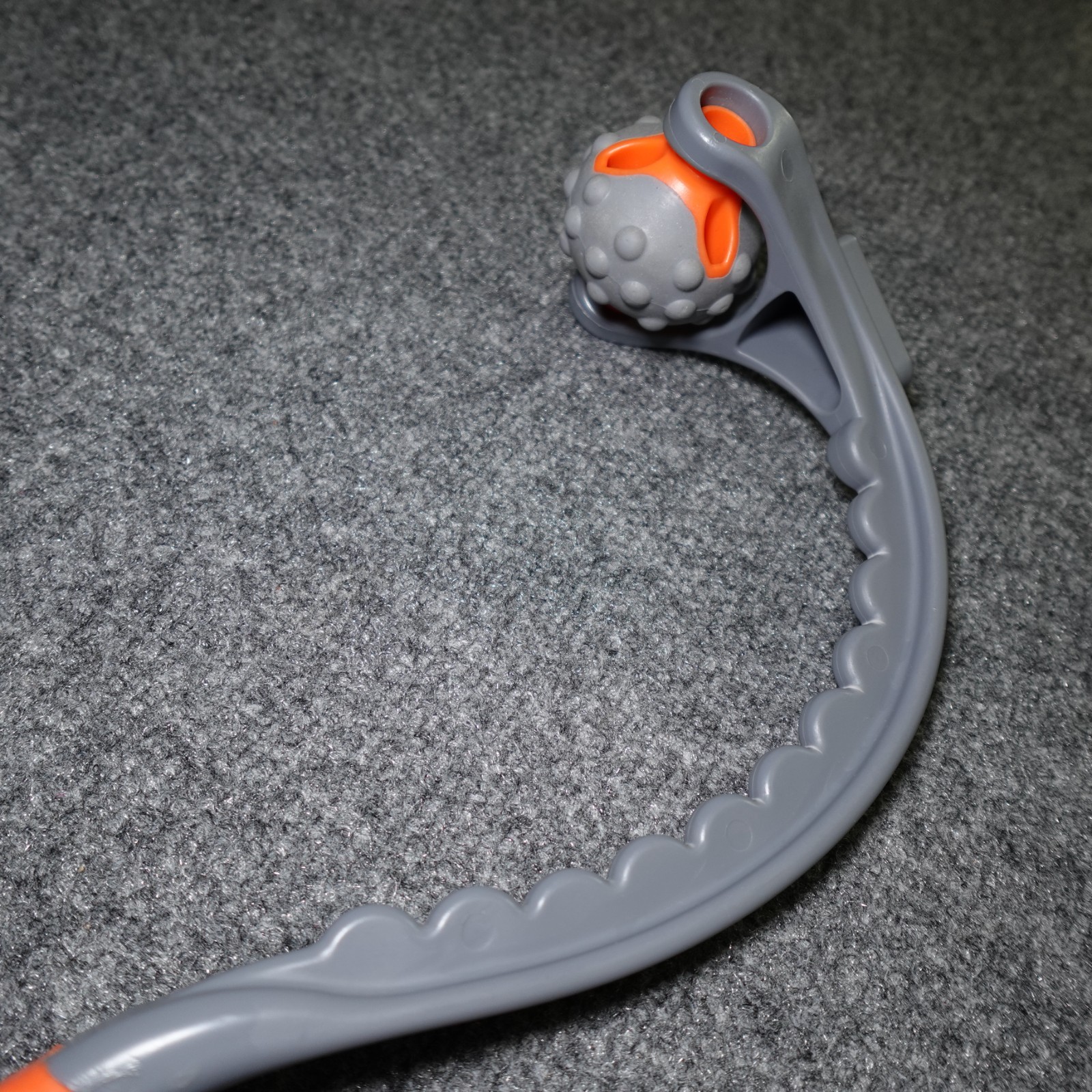 SPRI Mini Pinpoint Body Massager, Grey & Orange, Muscle Roller
