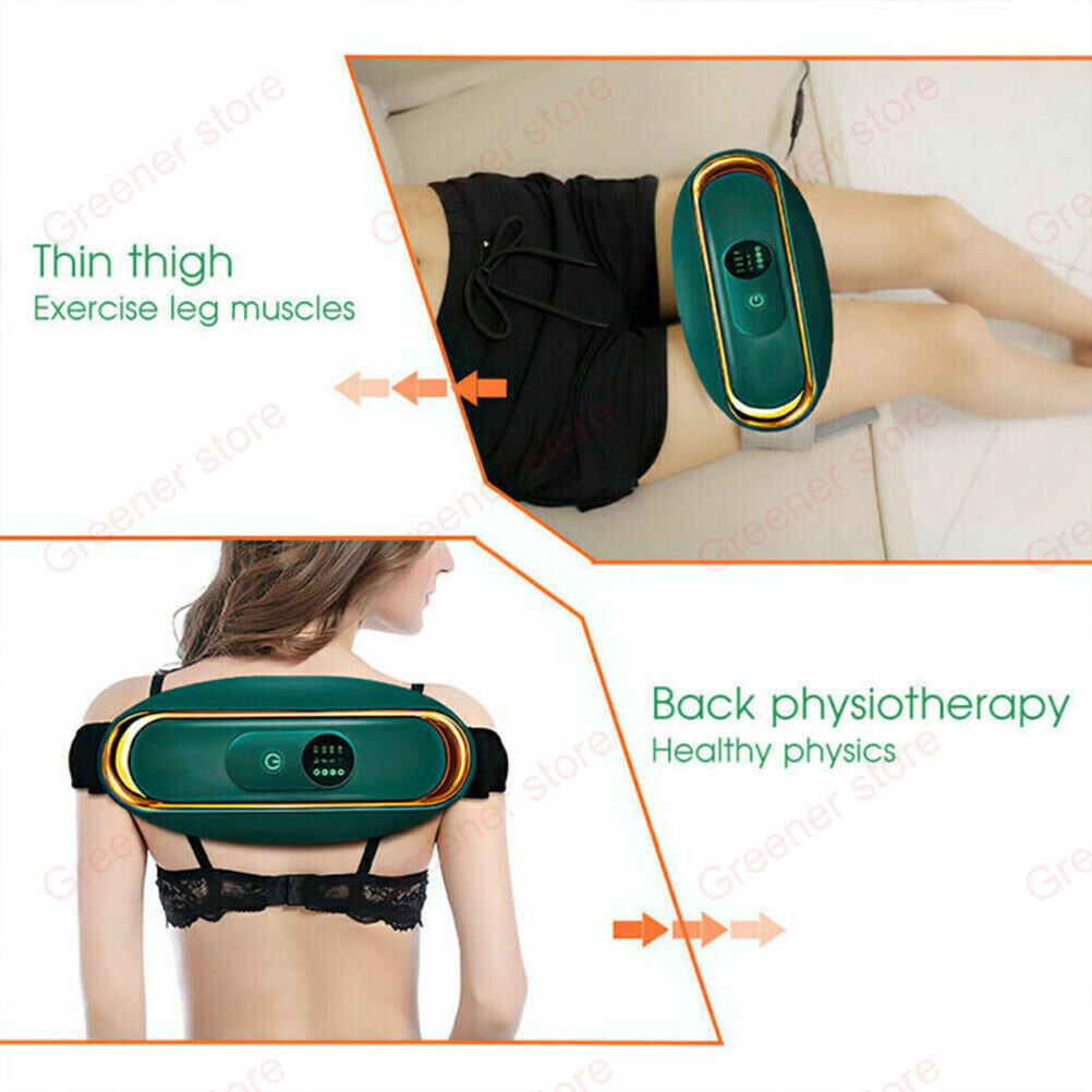 Electric Belt Slimming Vibration Waist Massager Shaper Weight Loss Fat Burning A