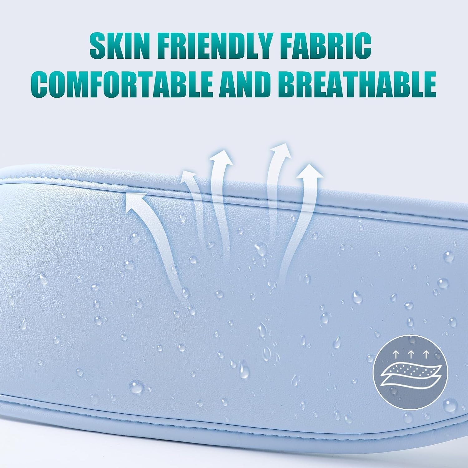 Airbag Head Massager for Stress Relief – Sky Blue