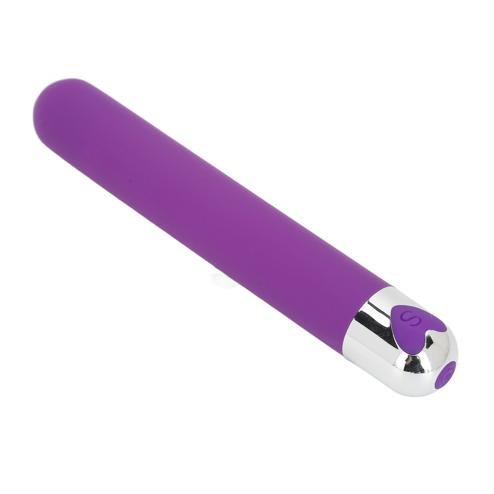 Handheld Massager Wand Rechargeable Reduce Relax Muscles Pain Deep Tissue Purple
